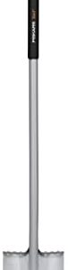 Fiskars Xact Teleskop-Spaten – verstärktes Borstahlblatt für weiche Böden, 111-130 cm, ideal zum Gärtnern