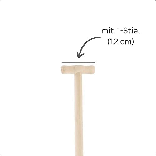 Rekord Gärtnerspaten aus poliertem Stahl mit Buchenholz-T-Stiel – Ideal für präzise Gartenarbeiten!