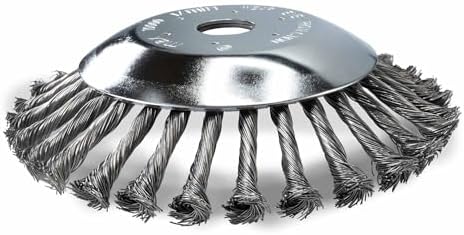 SECURA Profi Unkrautbürste 25,4mm - Effektive Fugenbürste für Motorsense & Freischneider, ideal zur Unkrautentfernung im