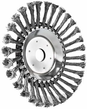 SECURA Profi Unkrautbürste 25,4mm - Effektive Fugenbürste für Motorsense & Freischneider, ideal zur Unkrautentfernung im