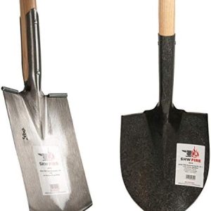 Spaten und Gärtnerspaten aus robustem Stahl mit ergonomischem Holzstiel - ideal für alle Gartenarbeiten!