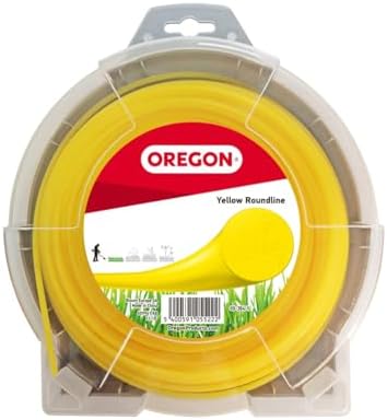 Oregon Mähfaden 3 mm Gelb für hohes Gras & Unkraut – Strapazierfähig für Rasentrimmer, 169 m Länge