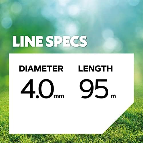 Oregon Mähfaden 3 mm Gelb für hohes Gras & Unkraut – Strapazierfähig für Rasentrimmer, 169 m Länge
