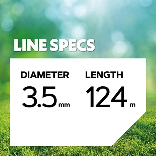 Oregon Mähfaden 3 mm Gelb für hohes Gras & Unkraut – Strapazierfähig für Rasentrimmer, 169 m Länge