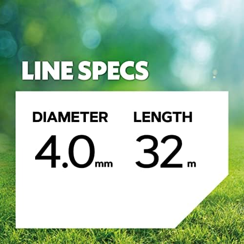 Oregon Mähfaden 3 mm Gelb für hohes Gras & Unkraut – Strapazierfähig für Rasentrimmer, 169 m Länge
