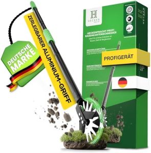 Heckenpracht® Profi Rasenkantenschneider mit ergonomischem Stiel für müheloses Arbeiten im Garten - Perfekte Rasenkanten
