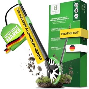 Heckenpracht® Profi Rasenkantenschneider mit ergonomischem Stiel für müheloses Arbeiten im Garten - Perfekte Rasenkanten