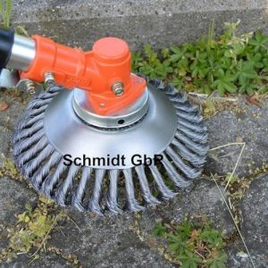 Profi Unkrautbürste für Motorsense 25,4 x 200 mm – Robuste & Hochwertige Gartenpflege!