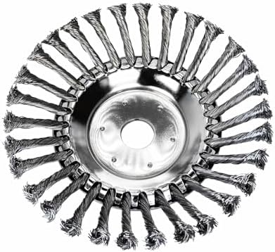 SECURA Profi Unkrautbürste 25,4mm - Effektive Fugenbürste für Motorsense & Freischneider, ideal zur Unkrautentfernung im