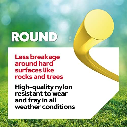 Oregon Mähfaden 3 mm Gelb für hohes Gras & Unkraut – Strapazierfähig für Rasentrimmer, 169 m Länge